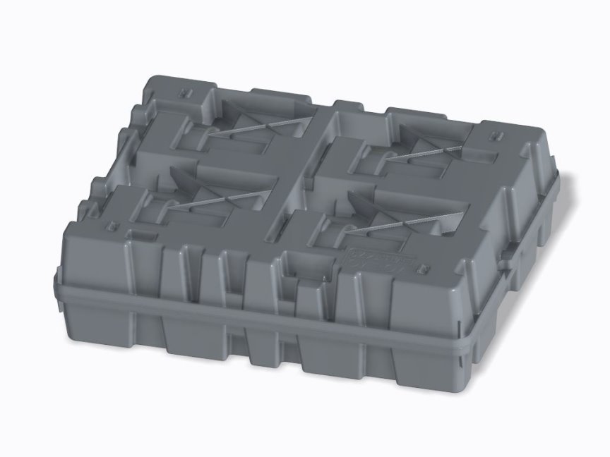 Contenitore per batterie auto